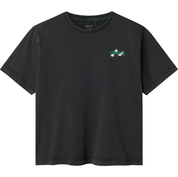 NAME IT Tričko tmavozelená / ružová / čierna / biela 62477813