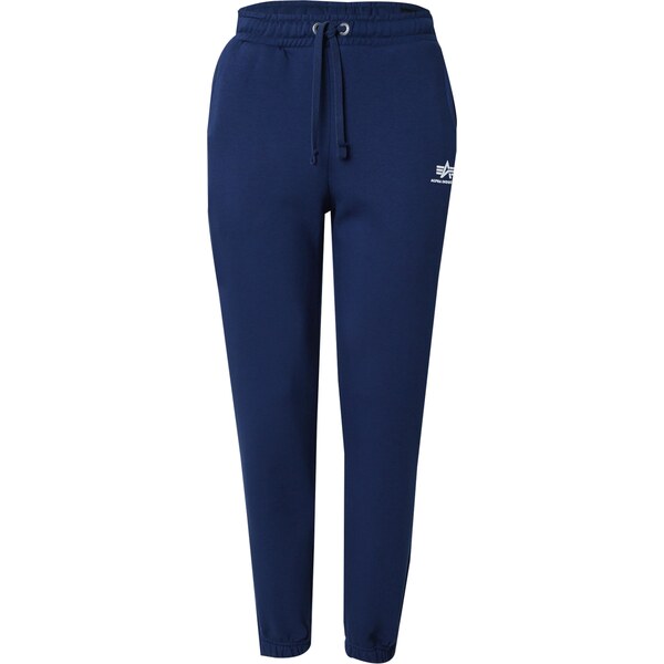 ALPHA INDUSTRIES Nohavice námornícka modrá / biela 62464456