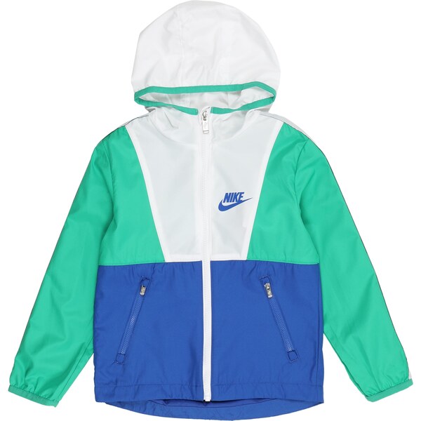 Nike Sportswear Prechodná bunda tmavomodrá / limetová / biela 62464531