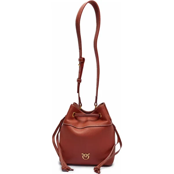 Pinko Kožený vak na chrbát SECCHIELLO MINI 62459504