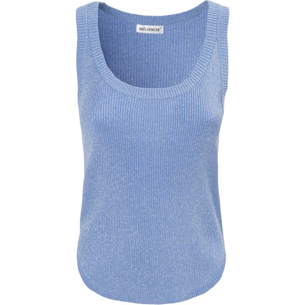 Influencer Vyšívaný top modrá 63152748