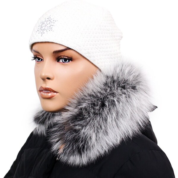 Sikora Kožušinový lem na kapucňu - golier líška L 08/28 (46 cm) - 62468095