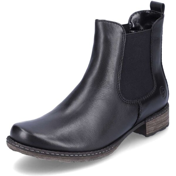 RIEKER Dámska členková obuv REMONTE D4375-00 čierna W2 33890024