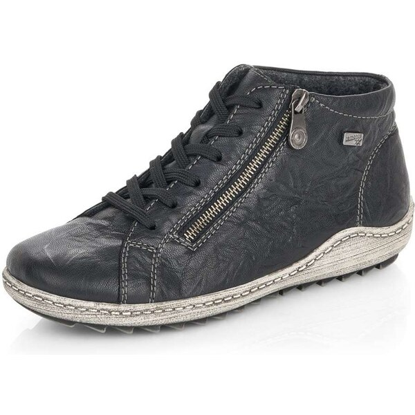 RIEKER Dámska členková obuv REMONTE R1470-01 čierna W2 15563215