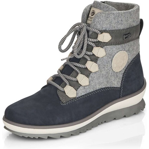 RIEKER Dámska členková obuv REMONTE R8481-40 sivá W2 29055277