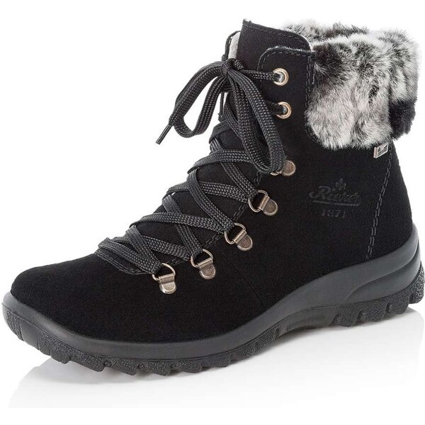 Dámska členková obuv RIEKER Z7130-00 čierna W2 25934672