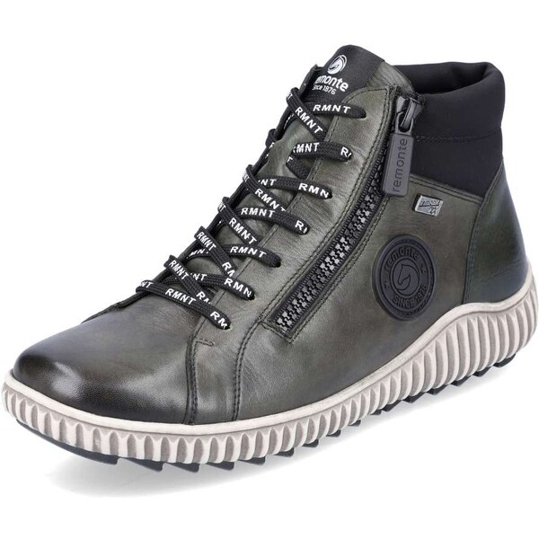 RIEKER Dámska členková obuv REMONTE R8272-54 zelená W2 34230419