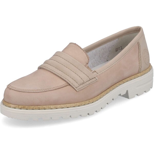 Dámske mokasíny RIEKER 54855-60 béžová S3 37497285