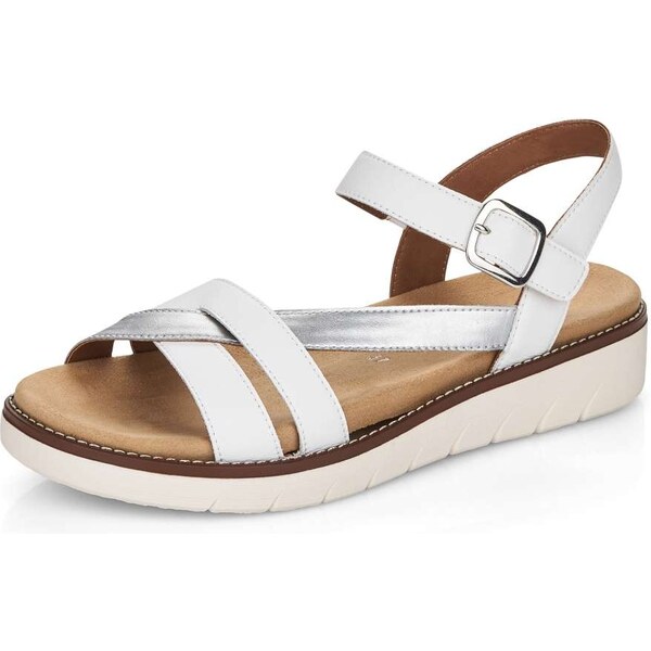 RIEKER Dámske sandále REMONTE D2064-80 biela S3 29374240