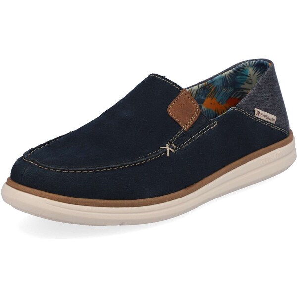 Pánske mokasíny RIEKER REVOLUTION U0600-14 modrá S3 37842516