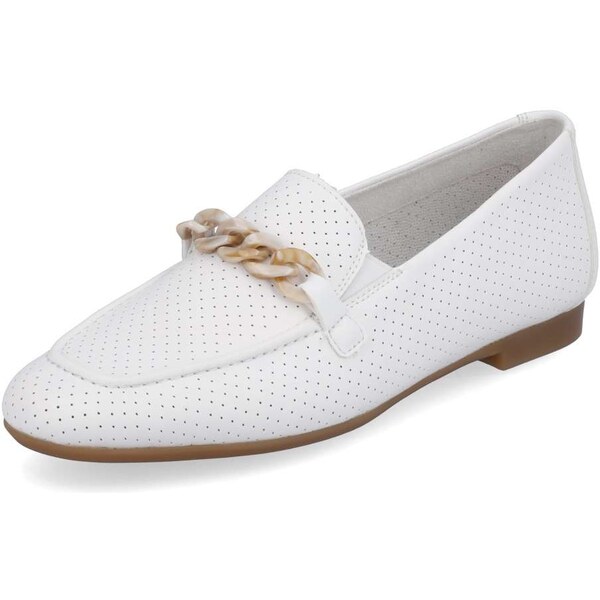 RIEKER Dámske mokasíny REMONTE D0K01-80 biela S3 39344859