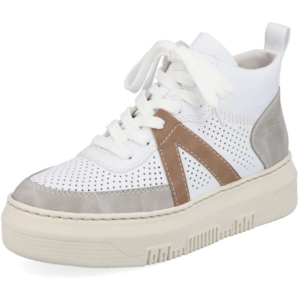 Dámska členková obuv RIEKER M1935-80 biela S3 40898263