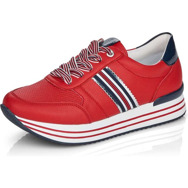 RIEKER Dámske tenisky REMONTE D1305-33 červená S3 37845078