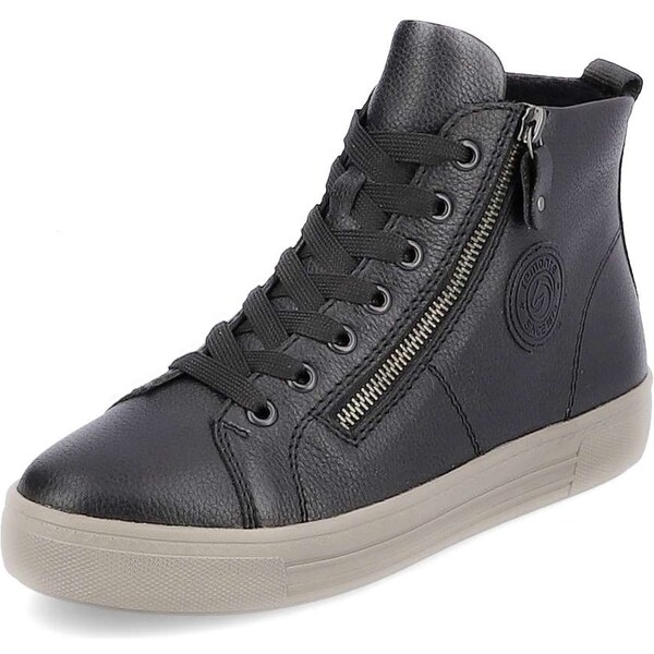 RIEKER Dámska členková obuv REMONTE D0972-01 čierna W3 56751509