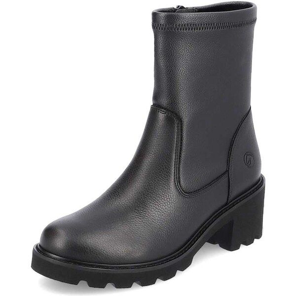 RIEKER Dámska členková obuv REMONTE D0A77-01 čierna W3 44428491