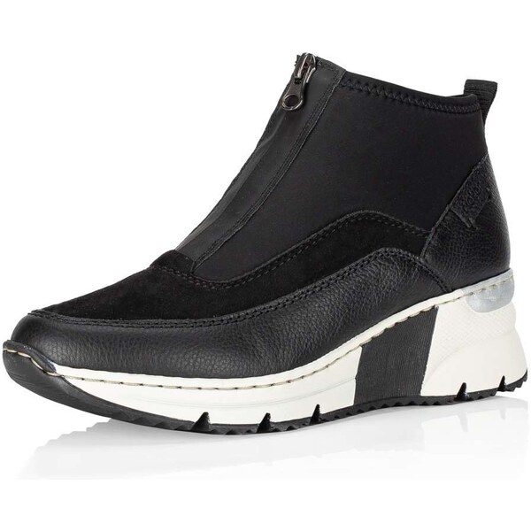 Dámska členková obuv RIEKER N6352-01 čierna W3 55393329