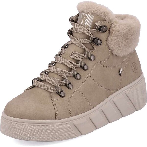 Dámska členková obuv RIEKER REVOLUTION W0560-20 béžová W3 45561379