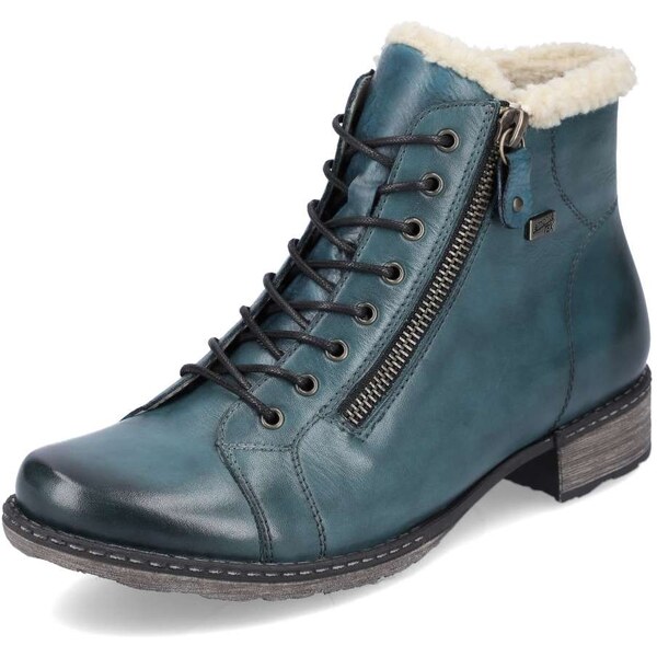 RIEKER Dámska členková obuv REMONTE D4372-12 modrá W3 37522446