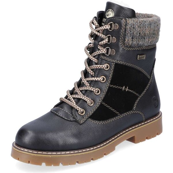 RIEKER Dámska členková obuv REMONTE D9378-00 čierna W5 33076073