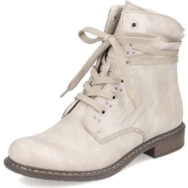 Dámska členková obuv RIEKER 71218-62 béžová W5 35033289