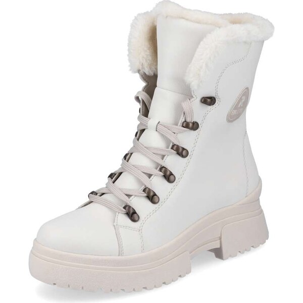 Dámska členková obuv RIEKER REVOLUTION W0372-80 biela W3 35851758