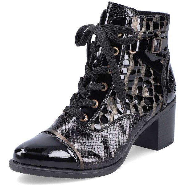 Dámska členková obuv RIEKER Y2032-00 čierna W5 47931986