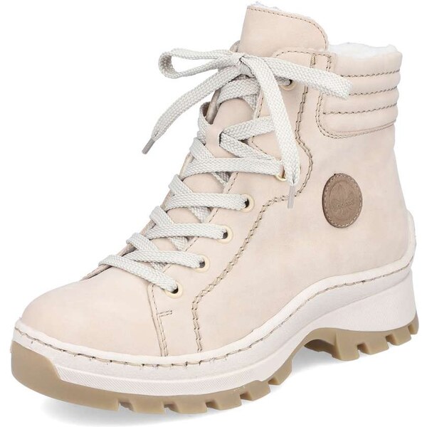 Dámska členková obuv RIEKER X9334-62 béžová W3 35519892