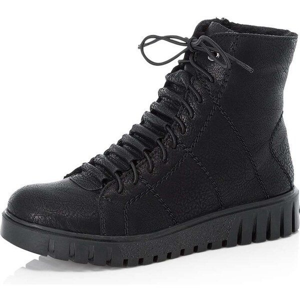 Dámska členková obuv RIEKER Y3420-00 čierna W5 47931993