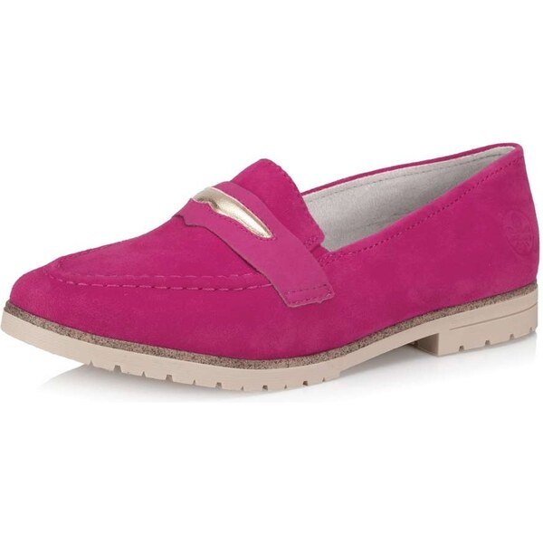 Dámske mokasíny RIEKER 45301-31 ružová S4 48764187