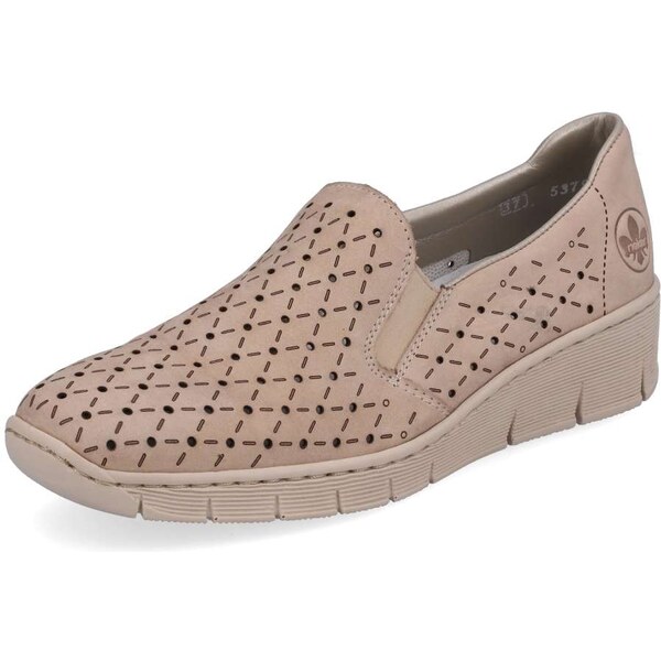 Dámske mokasíny RIEKER 53795-60 béžová S4 37507550