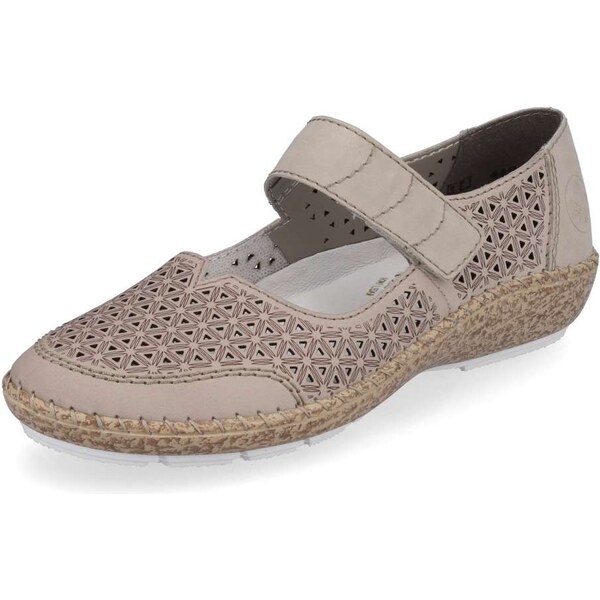 Dámske poltopánky RIEKER 44864-60 béžová S4 38104480