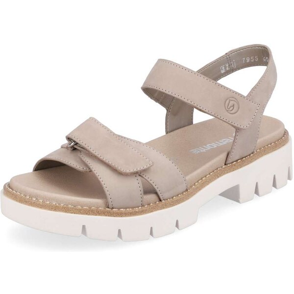 RIEKER Dámske sandále REMONTE D7955-40 béžová S4 39456041