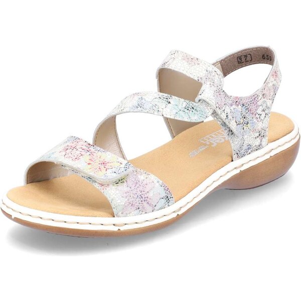 Dámske sandále RIEKER 659C7-91 modrá S4 37971174