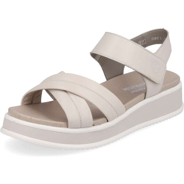 Dámske sandále RIEKER REVOLUTION W0801-80 béžová S4 38104534