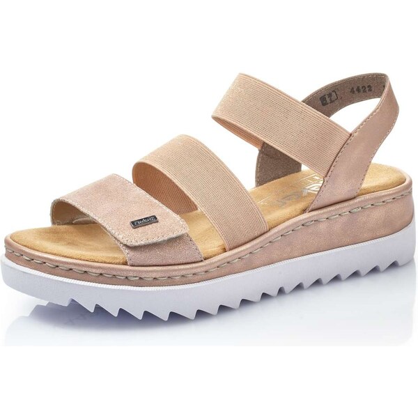 Dámske sandále RIEKER V4422-31 ružová S4 16019049