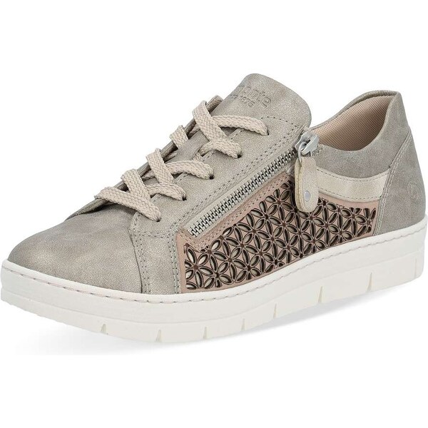 RIEKER Dámske tenisky REMONTE D5830-90 zlatá S4 48764325