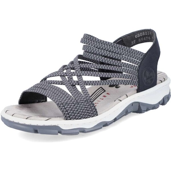 Dámske sandále RIEKER 68888-14 modrá S4 55725555