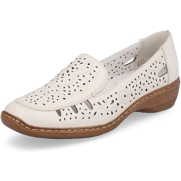 Dámske mokasíny RIEKER 41365-60 béžová S4 40980338