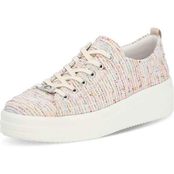 RIEKER Dámske tenisky REMONTE D1C03-90 béžová S4 56578432