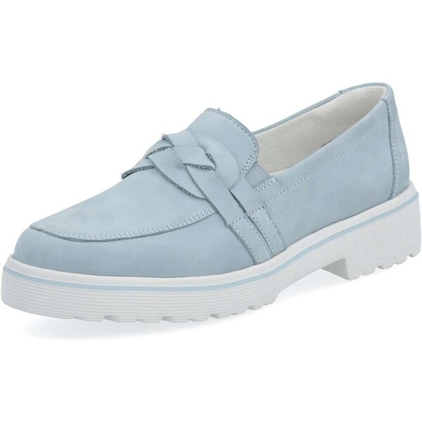 RIEKER Dámske mokasíny REMONTE D1H01-12 modrá S4 49055959