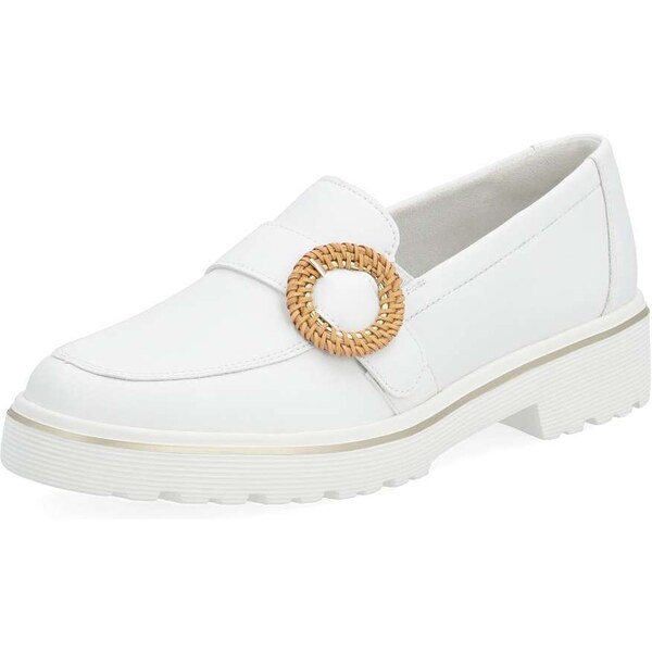 RIEKER Dámske mokasíny REMONTE D1H00-80 biela S4 49091560