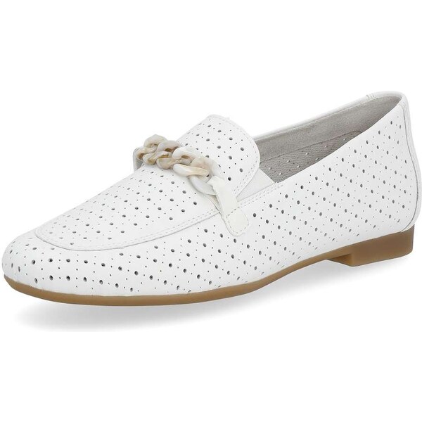 RIEKER Dámske mokasíny REMONTE D0K05-80 biela S4 49146678