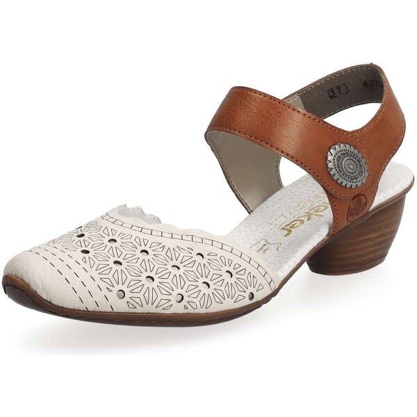 Dámske sandále RIEKER 43703-60 béžová S4 55393474