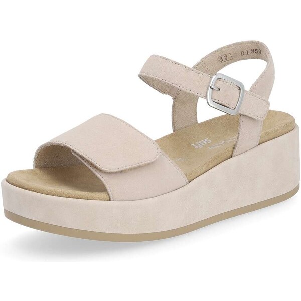 RIEKER Dámske sandále REMONTE D1N50-60 béžová S4 56325181