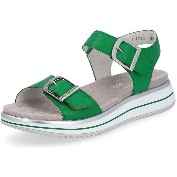 RIEKER Dámske sandále REMONTE D1J51-52 zelená S4 49350719