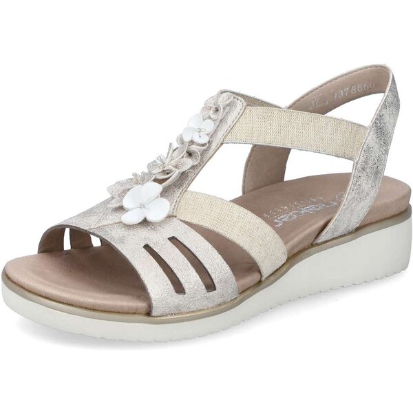 Dámske sandále RIEKER V3788-60 béžová S4 56585889