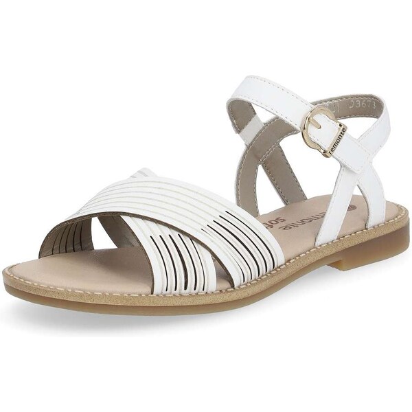 RIEKER Dámske sandále REMONTE D3673-80 biela S4 55393462