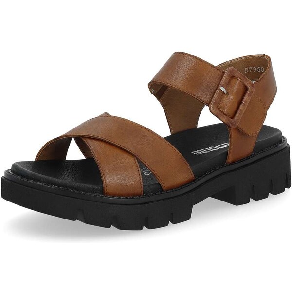 RIEKER Dámske sandále REMONTE D7950-25 hnedá S4 55393464