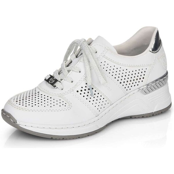 Dámske tenisky RIEKER N4347-80 biela S4 29928733