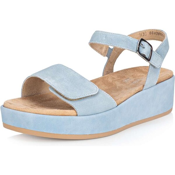 RIEKER Dámske sandále REMONTE D1N50-10 modrá S4 57022267